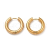 202 Stainless Steel Polishing Hoop Earrings EJEW-M106-02G-02-4