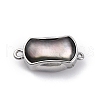 Rectangle Brass Box Clasps KK-P291-48P-01-1