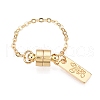 Brass End with Chain KK-C066-05G-1