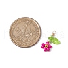 12Pcs Seed Beads Beaded Charms PALLOY-MZ00281-2