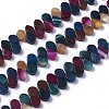 Dyed Natural Agate Beads Strands G-F595-A13-1