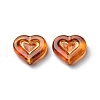 Imitation Amber Transparent Acrylic Beads X-MACR-D071-02D-3