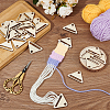 BENECREAT 1 Set Wood Cord Bracelet Knitting Loom Tool TOOL-BC0002-91-5