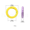 10Pcs Spray Painted Alloy Spring Gate Rings FIND-YW0001-56-4