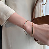 Oval Alloy Enamel Link Multi-strand Bracelets FS-WGF0A33-01-4