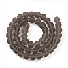 Transparent Glass Beads Strands GLAA-T032-T8mm-MD02-2