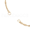 304 Stainless Steel Singapore Chain Bracelet Making AJEW-JB01345-02-2