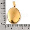 316 Stainless Steel Locket Pendants STAS-O132-02G-3