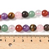 Natural Mixed Gemstone Beads Strands G-P574-A02-8mm-5