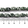 Natural Green Spot Jasper Beads Strands G-G146-A26-02-5