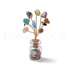 Natural & Synthetic Gemstone Chips Tree of Life Decorations AJEW-JD00016-2