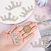 Crown Self Adhesive Rhinestone Appliques DIY-WH0349-70-3