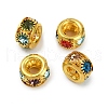 Brass Rhinestone Beads KK-U071-02A-02G-1