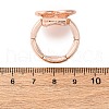 Zinc Alloy & Enamel Stretch Finger Rings for Women RJEW-M101-01D-G-5