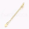 Brass Chain Extender KK-I633-43G-NR-2