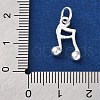 925 Sterling Silver Musical Note Charms STER-G045-06S-3