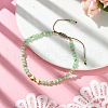 Glass Beads Beaded Bracelets BJEW-JB11454-02-1