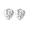 304 Stainless Steel Pendant Rhinestone Settings STAS-P324-38P-2