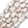 Natural Baroque Keshi Pearl Beads Strands PEAR-P064-07A-01A-2