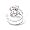 304 Stainless Steel Open Cuff Rings RJEW-Q808-03C-P-3