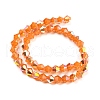 Baking Painted Transparent Glass Beads Strands GLAA-F029-TM6mm-04-2