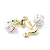 Alloy Enamel Pendants FIND-M060-22G-03-2