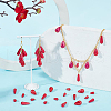   120pcs ABS Plastic Imitation Pearl MACR-PH0001-70-5