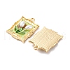 Alloy Enamel Pendants FIND-M060-02G-2