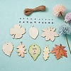 Unfinished Wood Cutouts Ornaments WOOD-TA0002-28-5