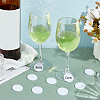 BENECREAT 50Pcs Acrylic Round Sheet Pendants DIY-BC0014-03A-5