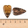 Natural & Synthetic Mixed Stone Heart Pendants G-M454-04-3