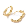 Brass Micro Pave Cubic Zirconia Earrings for Women EJEW-E301-11G-2
