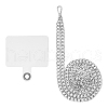 HOBBIESAY Iron Universal Cell Phone Chain Crossbody Neck Chain Phone Charms AJEW-HY0001-24P-1