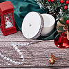 20 Yards Star Polyester Ribbon OCOR-WH0078-247B-4