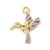 Brass Micro Pave Cubic Zirconia Pendants KK-A163-01G-1-2