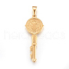 304 Stainless Steel Big Pendants STAS-L210-02G-2