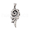 Retro 304 Stainless Steel Big Pendants STAS-I205-27AS-1