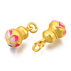 Alloy Enamel Pendants ENAM-N056-054-3