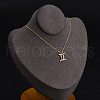 925 Sterling Silver Colorful Cubic Zirconia Constellation Pendant Cable Chain Necklaces for Women STER-R009-01G-04-3