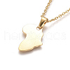 304 Stainless Steel Pendant Necklaces NJEW-F275-19G-2