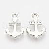 Brass Micro Pave Cubic Zirconia Charms ZIRC-Q014-029P-1