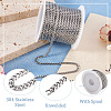Yilisi 304 Stainless Steel Cuban Link Chains FIND-YS0001-20-5