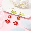 3Pairs Electroplate Glass Dangle Earrings EJEW-TA00652-4