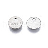 Non-Tarnish 201 Stainless Steel Charms STAS-N095-032-3