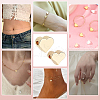   100Pcs 2 Styles Brass Beads KK-PH0010-87-6