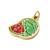 304 Stainless Steel Enamel Charms STAS-M121-11E-G-2