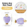 DICOSMETIC 100Pcs Spray Painted Acrylic Pendants FIND-DC0006-51-2