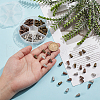 GOMAKERER 120Pcs 3 Colors Tibetan Style Alloy Bead Cone FIND-GO0003-34-3