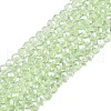 Electroplate Glass Beads Strands EGLA-A044-T1mm-A09-1