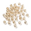 Electroplate Round Glass Beads  EGLA-A043-01-PL02-1